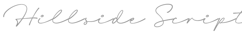 Hillside Script